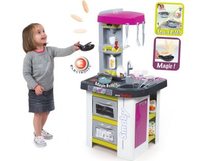 Smoby Kuchynka Tefal Studio Bubble fialovo-zelená