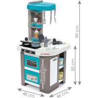 Smoby Kuchynka Studio Tefal Bubble modrošedá elektronická 3