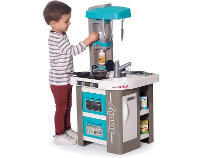 Smoby Kuchynka Studio Tefal Bubble modrošedá elektronická