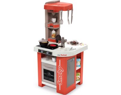 Smoby Kuchynka Studio Tefal červeno-biela elektronická