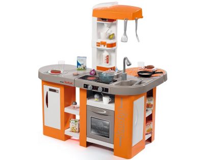 Smoby Kuchynka Tefal Studio XL Bubble oranžovo-šedá elektronická - Poškodený obal