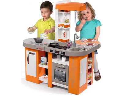 Smoby Kuchynka Tefal Studio XL Bubble oranžovo-šedá elektronická - Poškodený obal