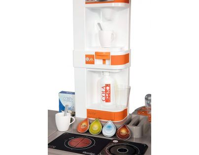 Smoby Kuchynka Tefal Studio XL Bubble oranžovo-šedá elektronická - Poškodený obal