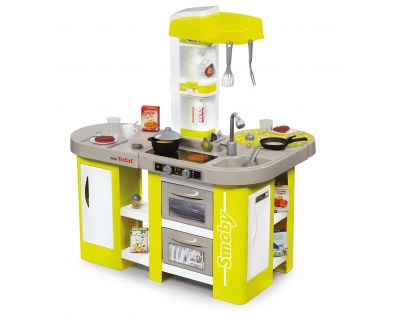 Smoby Kuchynka Tefal Studio XL zeleno-šedá elektronická - Poškodený obal