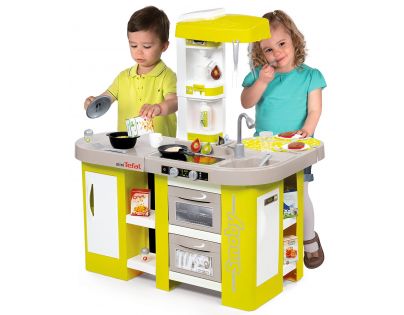 Smoby Kuchynka Tefal Studio XL zeleno-šedá elektronická - Poškodený obal