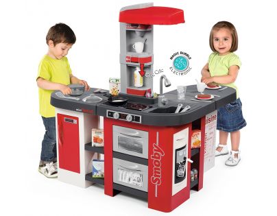 Smoby Kuchyňka Tefal Studio XXL Bubble červeno-šedá - Poškozený obal