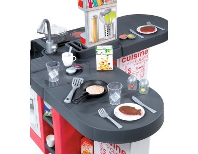 Smoby Kuchyňka Tefal Studio XXL Bubble červeno-šedá - Poškozený obal