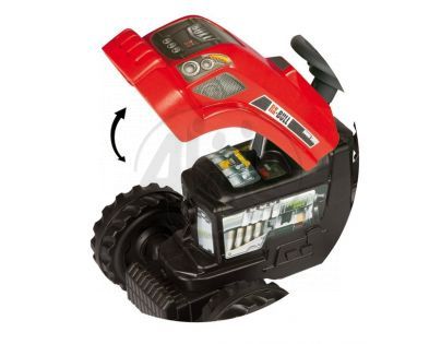 Smoby 033045 - Šlapací traktor RX - BULLs vlekem červený