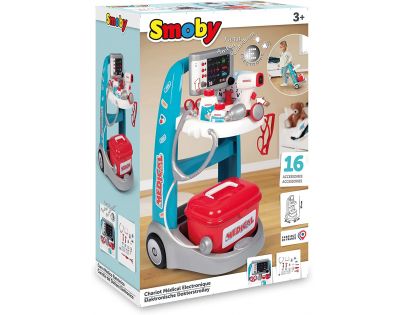 Smoby Lekársky elektronický vozík s príslušenstvom