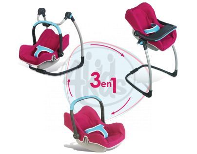 Smoby 520690 - Sedačka MAXI-COSI pro panenky 3 v 1