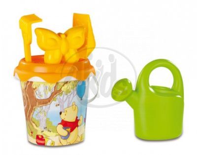 Smoby Sada na písek Medvídek Pú s konvičkou střední