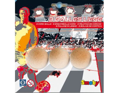 Smoby Míčky na stolní fotbal korkové 3ks