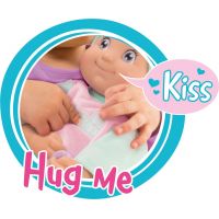 Smoby Minikiss Panenka 27 cm s dudlíkem se zvukem 2