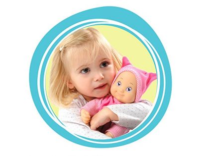 Smoby Minikiss Panenka 27 cm se zvukem růžová