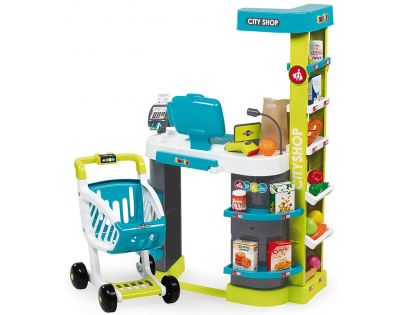 Smoby Obchod City Shop modro-zelený