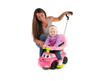 Smoby Odrážadlo Auto Bascule ružové