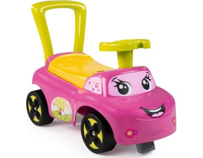 Smoby 443016 - Odrážedlo Auto růžové