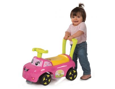 Smoby 443016 - Odrážedlo Auto růžové