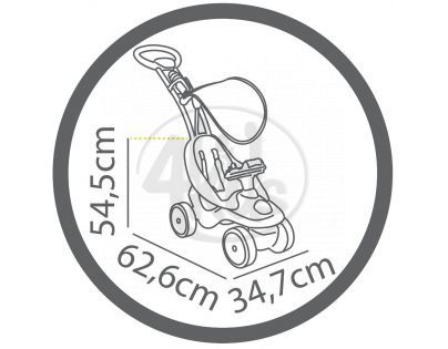 Smoby Odrážedlo Bubble Go červené