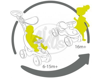Smoby Odrážedlo Bubble Go červené