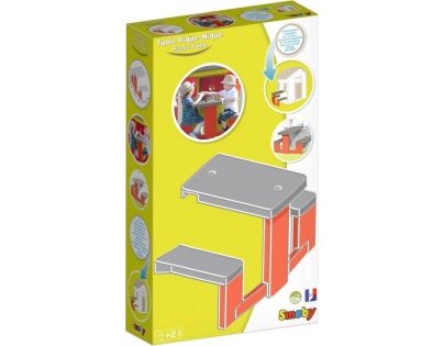 Smoby Piknikový stolček s lavicami k domčeku