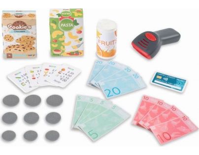 Smoby Pokladňa elektronická s váhou červená