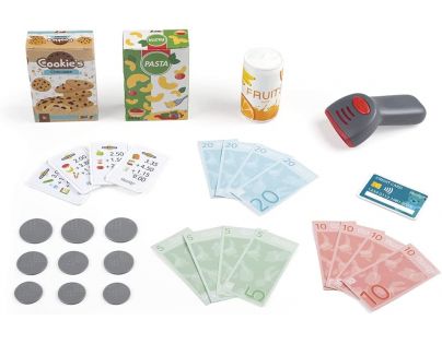 Smoby Pokladňa elektronická s váhou zelenošedá