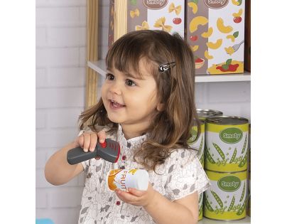 Smoby Pokladňa elektronická s váhou zelenošedá