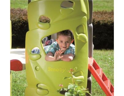 Smoby Preliezačka so šmykľavkou a tyčou 150 cm