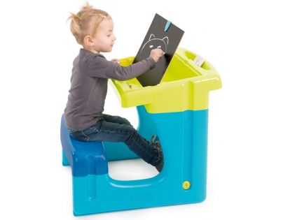 Smoby školská lavica s tabuľou modrá