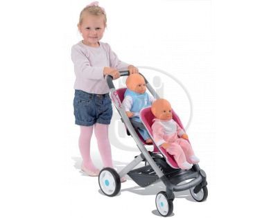 Smoby SM 521590 - Sportovní kočárek Quinny pro dvojčata panenky