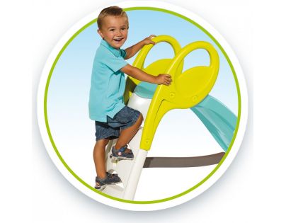 Smoby Šmykľavka KS 150 cm s vlhčením tyrkysová a zelená