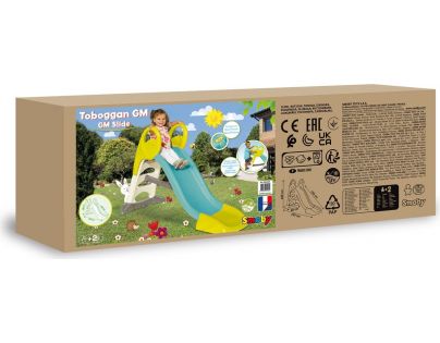 Smoby Šmykľavka KS 150 cm s vlhčením tyrkysová a zelená