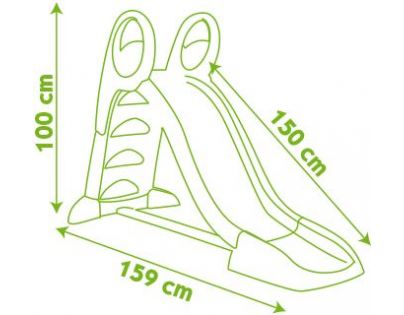 Smoby Šmykľavka 150 cm s vlhčením