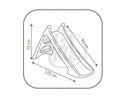 Smoby 310146 - Skluzavka XS 95 cm Cars 2