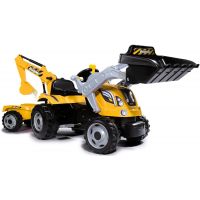 Smoby Šliapací traktor Builder Max s bagrom a vozíkom Smoby Šliapací traktor Builder Max s bagrom a vozíkom