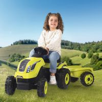 Smoby Šliapací traktor Farmer XL zelený s vozíkom 3