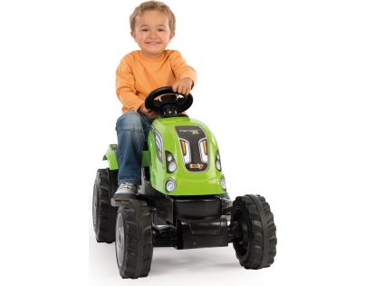 Smoby Šliapací traktor Farmer XL zelený s vozíkom