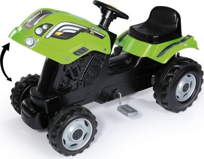 Smoby Šliapací traktor Farmer XL zelený s vozíkom