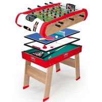 Smoby Stolný drevený futbalový stôl Powerplay 4v1