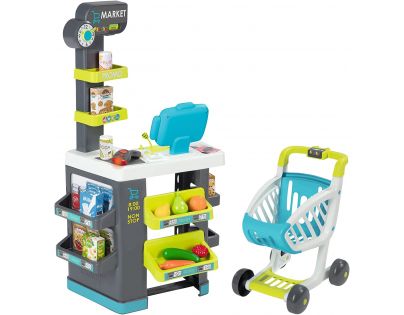 Smoby Supermarket modrý displej