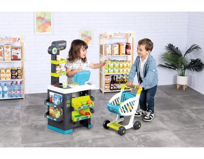 Smoby Supermarket modrý displej