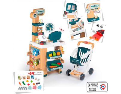 Smoby Supermarket Promo s nákupným vozíkom