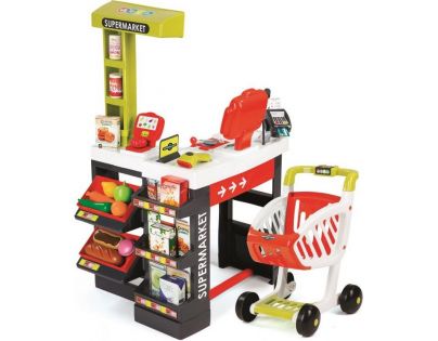 Smoby Supermarket červeno-zelený