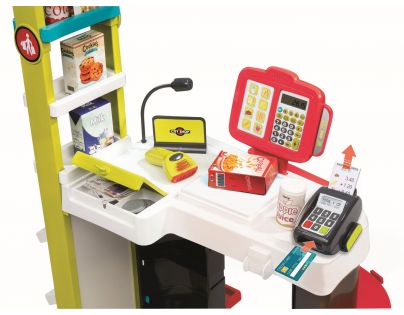 Smoby Supermarket červeno-zelený