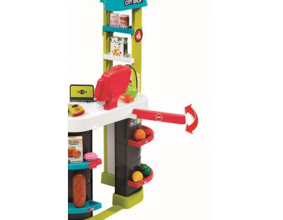 Smoby Supermarket červeno-zelený
