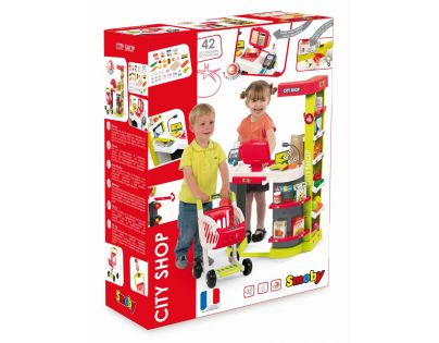 Smoby Supermarket červeno-zelený