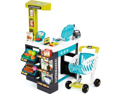 Smoby Supermarket modro-zelený