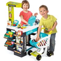 Smoby Supermarket modro-zelený 2