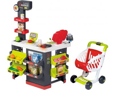 Smoby Supermarket veľký červený displej